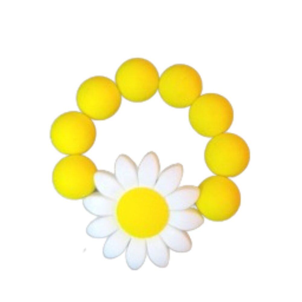 Beautiful Beaded Sunflower Charm Bracelet for Girls